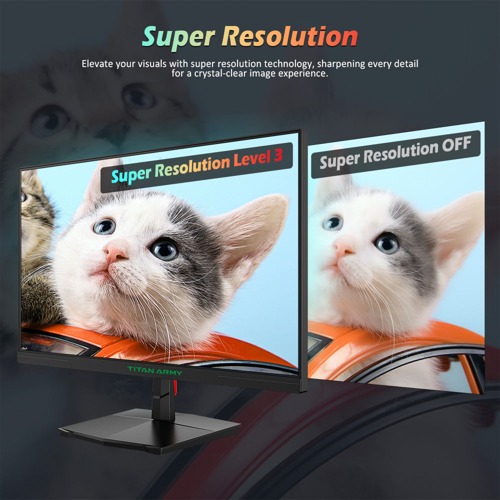 High refresh rate gaming monitor, 25inch 180Hz FAST IPS, 1ms GTG, 99% sRGB, Low Blue Light(Hardware), HDR10, 8 Customizable Scenarios, VESA Mountable