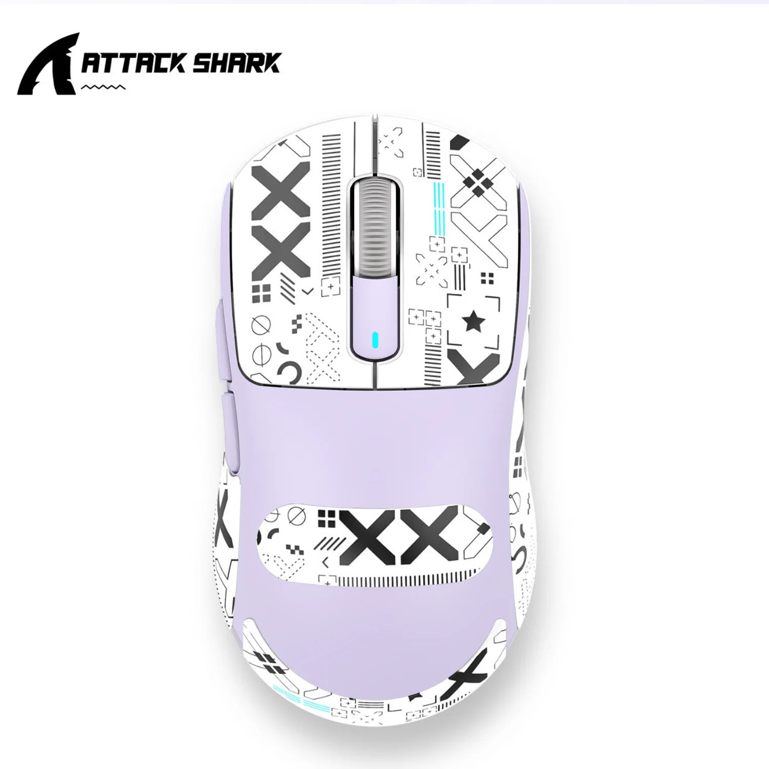 Attack Shark X3 Bluetooth Mouse,PixArt PAW3395,26000dpi,2.4g Wireless Tri-Mode Connection,Lightweight Macro Gaming Mouse