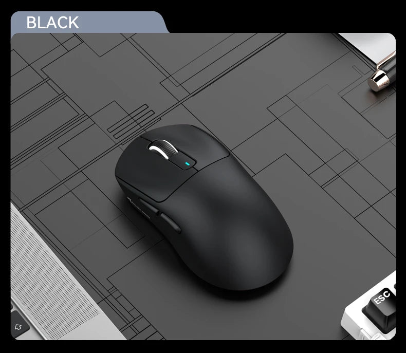 Attack Shark X3 Bluetooth Mouse,PixArt PAW3395,26000dpi,2.4g Wireless Tri-Mode Connection,Lightweight Macro Gaming Mouse