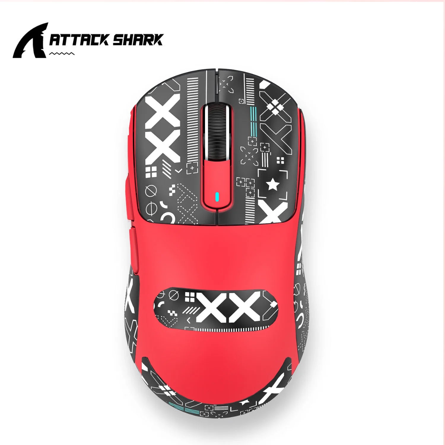 Attack Shark X3 Bluetooth Mouse,PixArt PAW3395,26000dpi,2.4g Wireless Tri-Mode Connection,Lightweight Macro Gaming Mouse