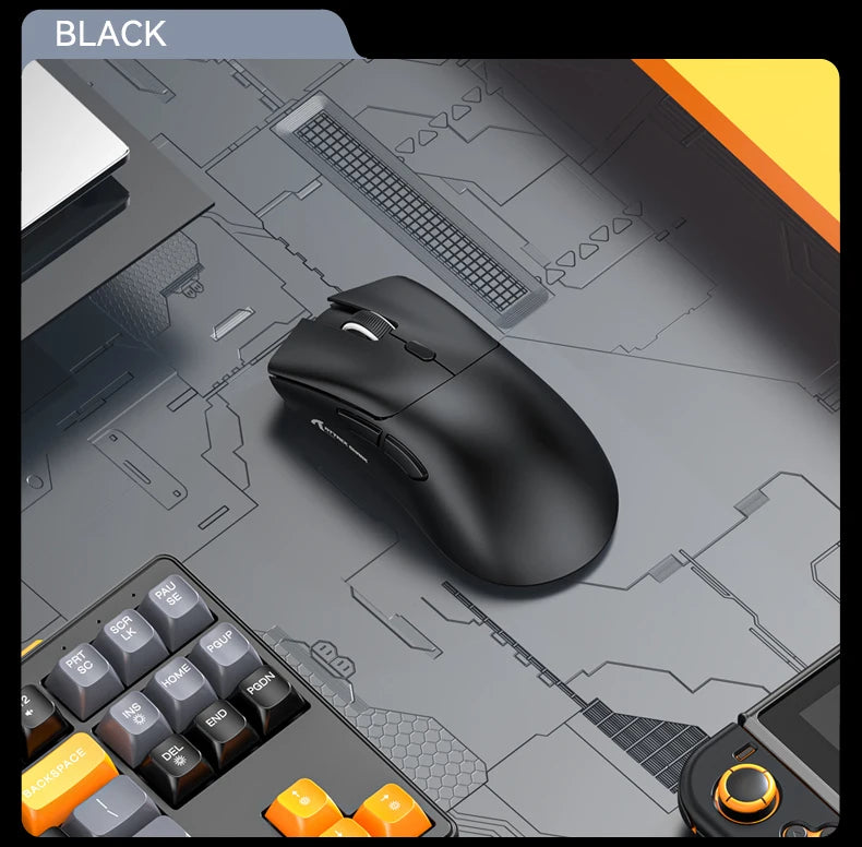 Attack Shark R1 18000dpi Wireless Mouse, 1000Hz, Tri-mode Connection, PAW3311,Macro Gaming Mouse