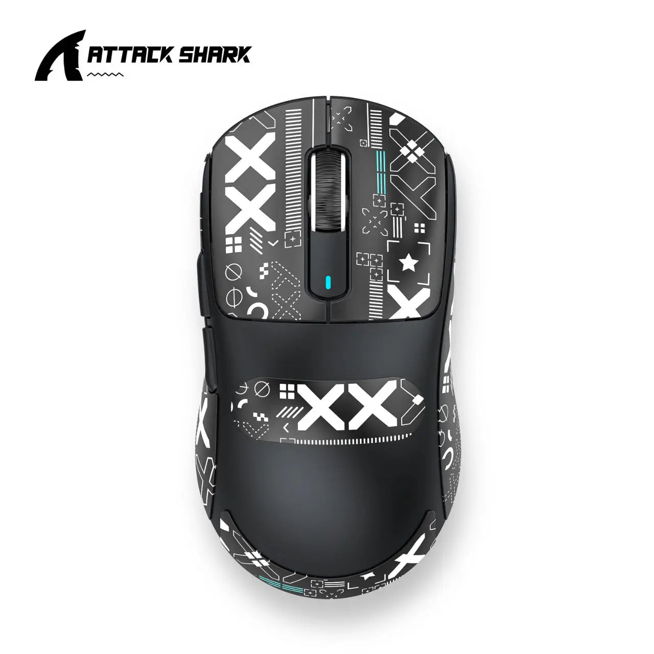 Attack Shark X3 Bluetooth Mouse,PixArt PAW3395,26000dpi,2.4g Wireless Tri-Mode Connection,Lightweight Macro Gaming Mouse