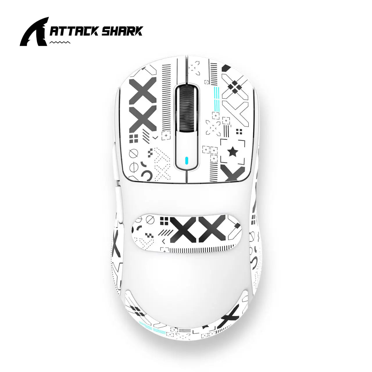 Attack Shark X3 Bluetooth Mouse,PixArt PAW3395,26000dpi,2.4g Wireless Tri-Mode Connection,Lightweight Macro Gaming Mouse